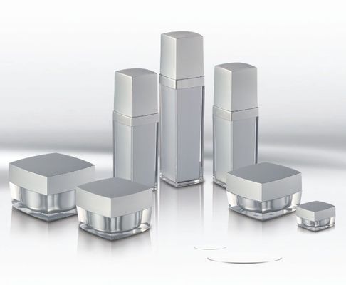 Un bon prix. 5G/15G/30G/50G/30ml/50ml/70ml PMMA bouteille de pompe cosmétique sans air avec sérigraphie en ligne