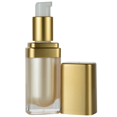 Un bon prix. Matériau de base de PMMA 15 ml Récipient cosmétique en plastique carré en ligne
