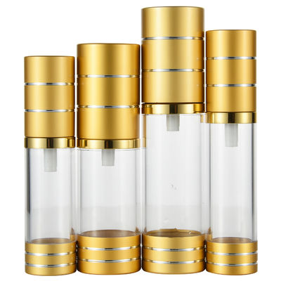 Un bon prix. 25/32 mm Diamètre 15 ml 20 ml 30 ml 40 ml 50 ml Bouteille ronde sans air pour emballage cosmétique en ligne