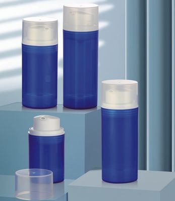 Un bon prix. 50 ml 80 ml 100 ml 120 ml PP Crème plastique sans air Bouteille de lotion sans air Bouteille de pompe de traitement sans air en ligne
