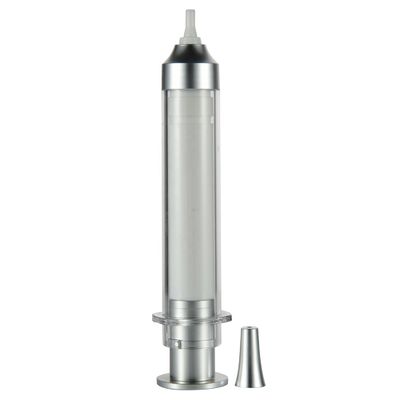 Un bon prix. Bouteille de seringue sans air de 10 ml de couleur personnalisée pour emballage de crème cosmétique pour soins de la peau en ligne