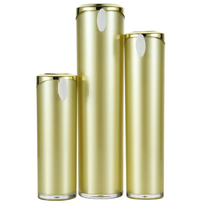 Un bon prix. Bouteille cosmétique airless de couleur personnalisée, capacité 30ml/60ml/120ml avec pompe spray et MOQ de 5000 pièces en ligne