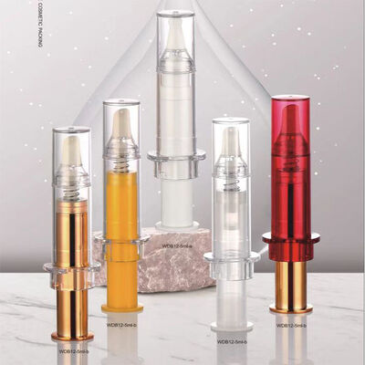 Bon prix 10ml Custom Color Leak Proof Airless Syringe Bottle for Eye Serum Face Cream Cosmetic Packaging en ligne