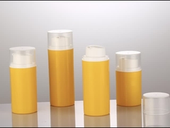 Couleur personnalisée 50ml 80ml 100ml 120ml PP bouteille de pompe sans air pour professionnel